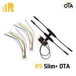 FrSky R9Slim+ OTA ACCESS 900MHz Long Range 6 PWM Outputs with Dual T Antennas Support S.Port / F.Port for RC Drone
